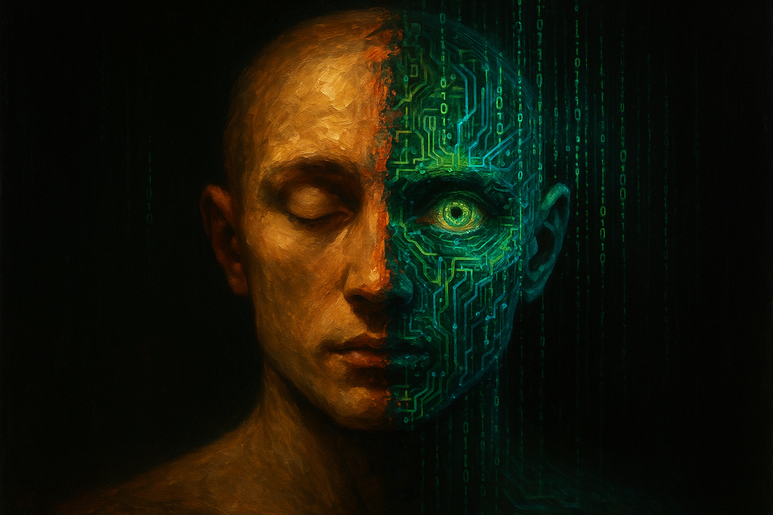 AI hallucination prevention diagram — split-screen showing fabricated AI customer testimonial on left and a verification gate catching it before reaching the customer on the right